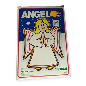 Vintage NWT 1987 Fox Run Craftsmen Metal Angel Cookie Cutter Extra Large